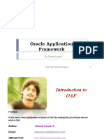 Oracle OAF Introduction - by Dinesh Kumar S