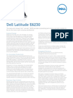 Dell Latitude E6230 Spec Sheet