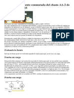 Reparacion de Fuentes Conmutadas en TV SONY