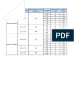 Tabla de Diámetros de Doblado ACI-318