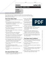 Great Depression New Deal - Chapter Summary