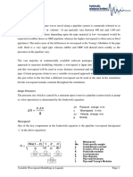 Water Hammer Sound Celerity Equation Surge in Pipe Water Hammer Variable-Waves Speed