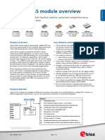 GNSS Module Selector Overview (UBX 14000426)