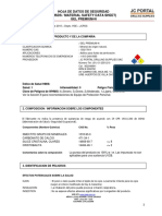 Msds Bentonita Gel Premium N