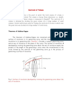 Centroid of Volume