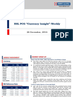 HSL PCG "Currency Insight"-Weekly: 26 December, 2016