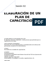 Sesión 02 Elaboración de Un Plan de Capacitación