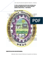 Diseño Logico de La Base de Datos de Sistema de Registro de Notas Dentro de La Facultad de Ingenieria Industrial y Sistemas