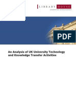 Library House (2007) - An Analysis of UK University Technology and Knowledge Transfer Activities