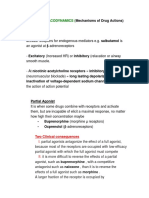 Pharmacodynamics (Agonists: Mechanisms of Drug Actions)