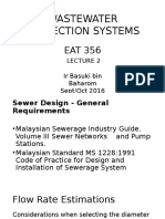 EAT356 Lecture 2 WASTEWATER COLLECTION SYSTEMS