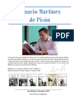 Dossier Ignacio Martinez de Pison. Autora: Ana Alonso. 