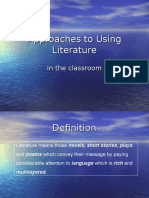 Approaches To Using Literature