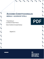 Módulo 9 - Acciones Constitucionales - Tomo I - Accioìn de Tutela