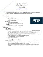 Resume Updated 2017