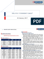 HSL PCG "Currency Daily": 25 January, 2017