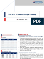 HSL PCG "Currency Insight"-Weekly: 18 February, 2017