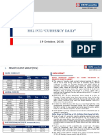 HSL PCG "Currency Daily": 19 October, 2016