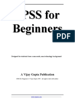 Spss For Beginners PDF