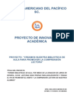 Proyecto de Espacios de Lectura