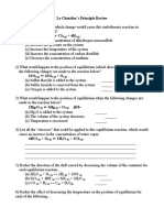 Le Chatelier Practice