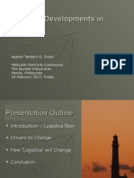 Trends and Developments in Logistics - Presentation by Atty Agaton Teodoro Uvero