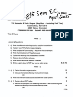 VIII Semester B.Tech. Degree (Reg./Sup. - Including Part Time) Examination, April 2015 (2007 Admn. Onwards) Pt2K6/2K6 Ec 801: Radar and Navigation