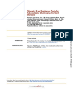 Tuberculosis: Challenging The Gold Rifampin Drug Resistance Tests For