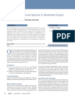 Versatility of The Coronal Approach in Maxillofacial Surgery PDF