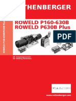 Schweisstabellen ROWELD P160 630B Plus 0416