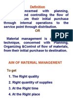 Materials Management