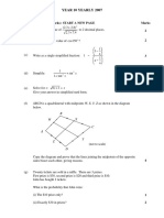 James Ruse 2007 Year 10 Maths Yearly & Solutions