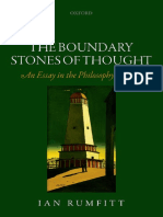 Ian Rumfitt (2015) - The Boundary Stones of Thought - An Essay in The Philosophy of Logic