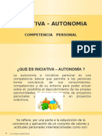 Iniciativa - Autonomia Capacitacion XP