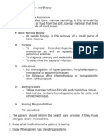 Bone Marrow Aspiration and Biopsy