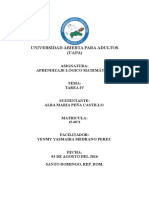 Tarea 4 Aprendizaje Logico Matematico 4 HERNAN LEYBA