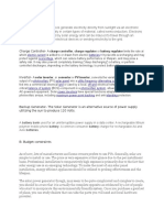 A. Photovoltaics - This: Electric Current Batteries Overvoltage