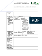 Clinical Trial Registration and Application Form