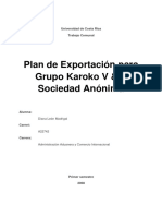 Plan de Exportacion de Bisuteria