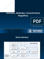 Introducción A Las Actitudes, Aptitudes y Características