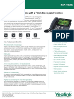 Yealink SIP-T48G Datasheet PDF