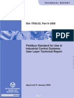 ISA - TR50.02 Part 9-2000 Fieldbus Standard For Use in Industrial Control Systems User Layer Technical Report