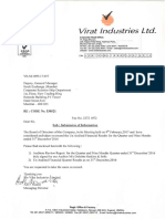 Standalone Financial Results, Limited Review Report For December 31, 2016 (Result)