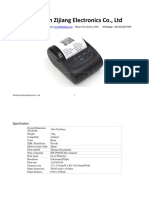 Pos 5802 Specification