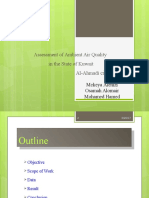 Assessment of Ambient Air Quality in The State of Kuwait: Al-Ahmadi