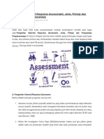 Pengertian Selected Response Assessment