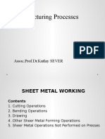 Week 8 Sheet Metal Forming