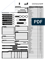 The Void Core - Character Sheet Editable