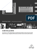 X AIR X18 and XR18: Quick Start Guide