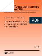 Cerron-Palomino 2013-Las Lenguas de Los Incas-El Puquina El Aimara y El Quechua